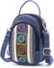 Vintage Embroidered Canvas Small Flip Crossbody Bag Cell Phone Pouch for Women Wristlet Wallet Bag Coin Purse...
