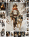 Decoupage Paper Pack (35 Sheets 6"x8") Brave Boys Walking Through Snowy Forests with Massive Bears and Wolves FLONZ Vintage Illustration Pictures ...