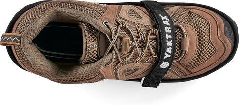 Yaktrax Pro Traction Cleats - 360-Degree Grip on Snow, Ice, & Multi-terrain Surfaces - Elastic Outer Band w/ Easy-On/Off Heel Tab & 1.4mm Stainles...