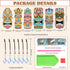 DCIDBEI 6 Pack Diamond Painting Bookmark Gift Collection?DIY Beaded Bookmarks Diamond Painting Tool for Kids Adults Beginner Art Craft Supplies Ll...