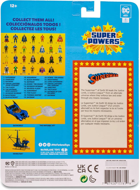 McFarlane Toys - DC Super Powers Lord Superman 4.5in Action Figure...