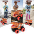Dinosaur Remote Control Car Toys for 3 4 5 6 Years Old Kids, Toddler RC Toy Car Dinosaur Toys for Ages 3-12 with Lights, Birthday Gift for Boys an...