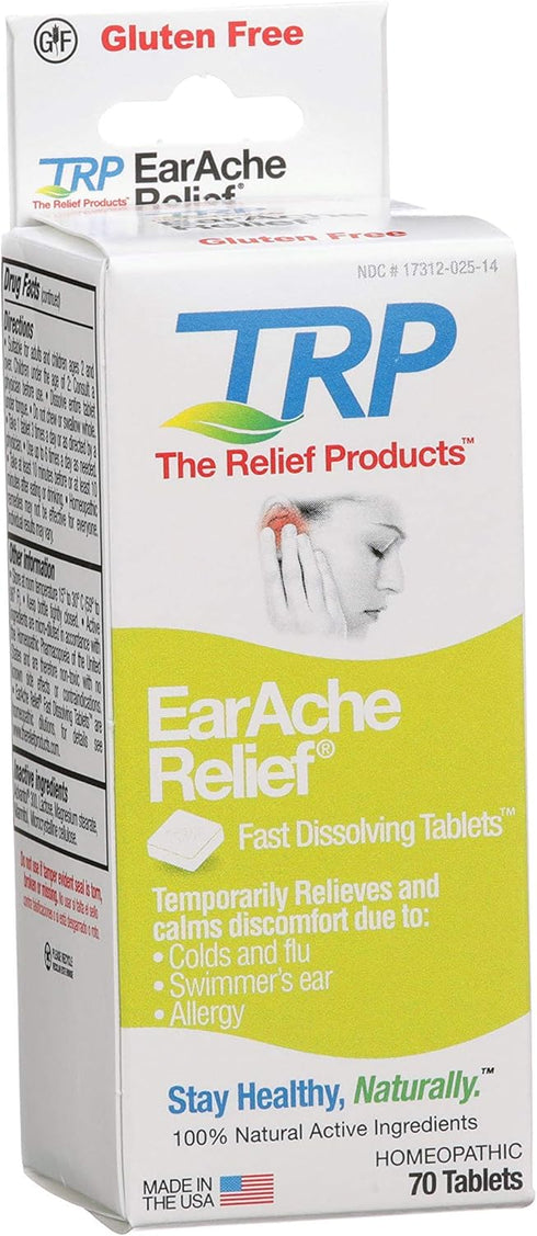 The Relief Products Earache Relief Tablets, 70 Count...