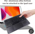 Wireless Bluetooth Keyboard, Ultra Slim Rechargeable Portable Cordless Keyboard with Touchpad 10 Inch Wireless Keyboard for iOS Android Windows iP...