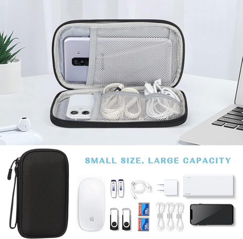 FYY Electronic Organizer, Travel Pouch Electronic Accessories Carry Case Portable Waterproof All-in-One Storage Bag for Cable, Cord, Charger, Phon...