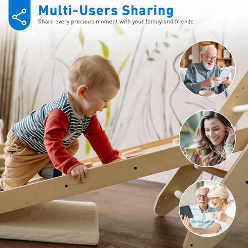 Small Security Camera, Upgraded Indoor Camera for Pets, Dogs, Babies, Smart WiFi Home Monitor, App Control, Compatible with Alexa, white, K01-1...