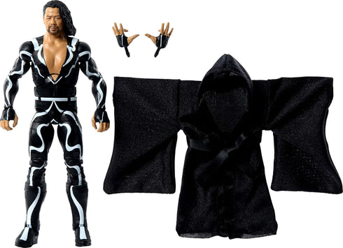 Mattel WWE Elite Action Figure & Accessories, 6-inch Collectible Shinsuke Nakamura with 25 Articulation Points, Life-Like Look & Swappable Hands...