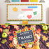 Fall Maple Leaf Border 68.9 Feet Bulletin Board Border Butterflies Flowers Bee Space Inspirational Cute Border for Classroom Bulletin Boards Chalk...