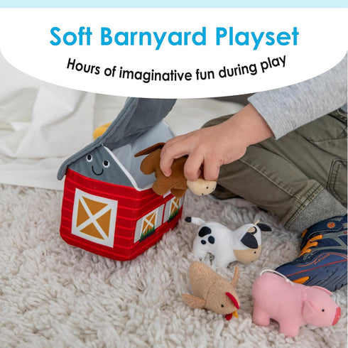 Carter's Barnyard Soft Plush Playset...