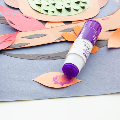 BAZIC Washable Disappearing Purple Glue Stick 8g / 0.28 Oz., Color Acid Free Glue Sticks for Photos Paper Kids at School Office (4/Pack), 2-Pack...