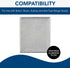 Broan-NuTone BP55 Aluminum Range Hood Kitchen Exhaust Grease Filter, 1 Count (Pack of 1), Grey...