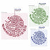 Mexican Symbol Flag Stencil - for Craft, Walls, Canvases - Reusable & Durable - 10 mil Mylar - 3 Stencils Bundle...
