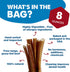Best Bully Sticks 2-4 Inch Junior Bully Sticks for Dogs - 100% Natural, Grass-Fed Beef, Dog Bully Sticks for Small Dogs, Puppy, Mini Breeds - Grai...