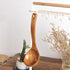 FJNATINH Wooden Ladle with Long Handle, Handmade Soup Ladle for Cooking Kitchen Cookware...