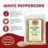 Spicy World Whole White Pepper 3.5 Ounce | 100% Natural & Pure | White Peppercorns | Peppercorn for Grinder Refill | Premium Quality White Pepperc...