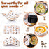 Cunhill Microwave Bowl Holders 4 Pcs Bowl Potholders Soup Bowl Cozy Bowl Hot Bowl Holder Multipurpose Hot Heat Proof Plate Holder Pot Holders for ...