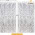 CHRORINE 2pcs 3ft x 8.3ft Silver Tinsel Foil Fringe Curtains Streamers Backdrop for Birthday Graduation Engagement Bridal Shower Bachelorette Baby...