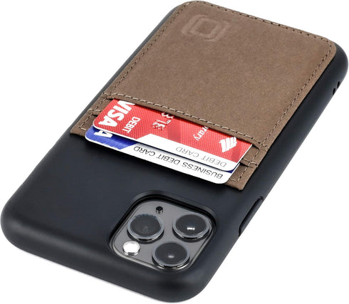Dockem BIO Wallet Case for iPhone 11 Pro: Friendly Materials, Magnetic Mounting & 2 Credit Card Holder Slots (5.8" M2B, Black & Tan)...
