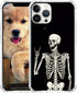 Hungo Case for iPhone 13 Pro Max Skull Design, Soft TPU Cover Heavy Duty Protection Wireless Charging Compatible with iPhone 13 Pro Max Funny Skul...