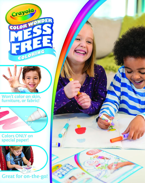 Crayola Color Wonder Markers, Mess Free Coloring, 10 Count, Age 3, 4, 5, 6...
