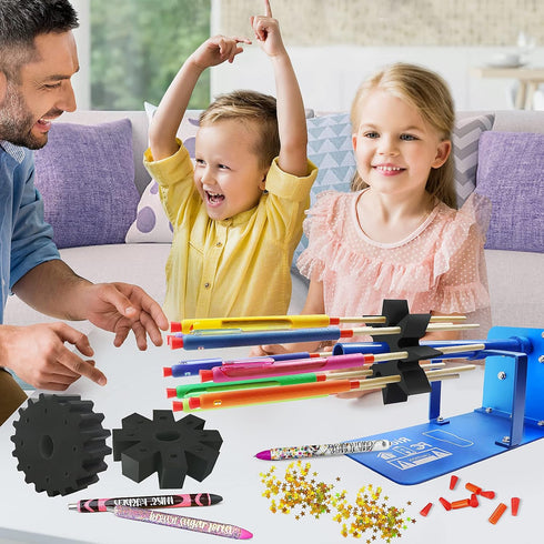 Riomh Epoxy Pen Turner Attachment, Glitter Pen Adapter for Holding Pens on Turner Machine, Sublimation Pens blank Turner Kit to Make Customized Pe...