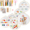 6 Sets Embroidery Kit for Beginners Embroidery Kit for Adults &Kids to Learn 28 Basic Embroidery Stitch Practice Kit,includes Stamped Flower Patte...