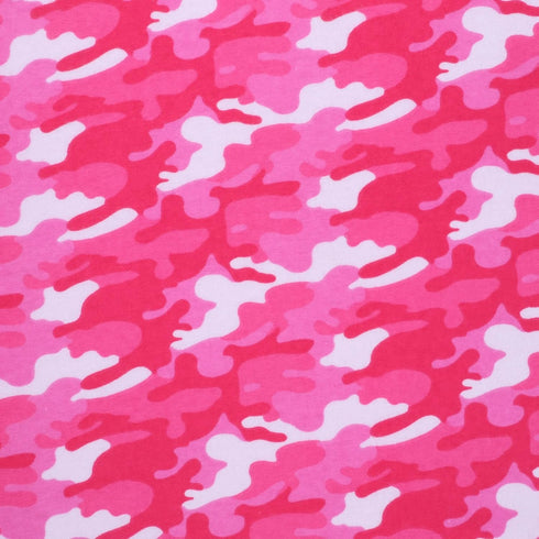 Mook Fabrics Flannel PRT Camo, Hot Pink Cut by The Yard...