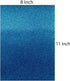YZH Crafts Glitter Cardstock Paper,No-Shed Shimmer Glitter Paper,10 Sheets, DIY Party Deco, 8 Inch X 12 Inch, A4 Size (Royal Blue)...
