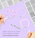 Dowsabel 1520 PCS Letter Beads, 30 Styles Friendship Bracelet Kit, 4x7mm Round Number Alphabet Beads for Bracelets, 2 Rolls Crystal String Jewelry...