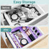 WOWBOX 6 PCS Plastic Drawer Organizer Set, Desk Drawer Divider Organizers and Storage Bins for Makeup, Jewelry, Gadgets for Kitchen, Bedroom, Bath...