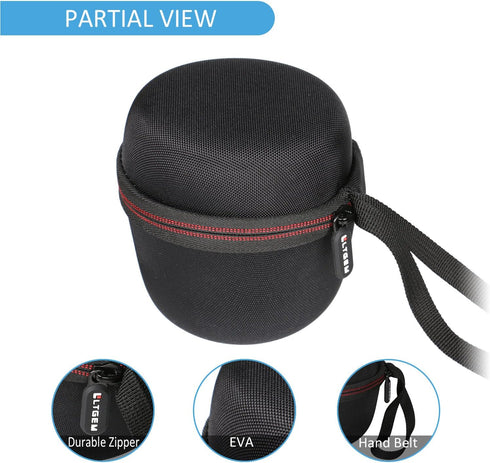LTGEM Hard Case for Ultimate Ears WONDERBOOM 3/2/1 Portable Waterproof Bluetooth Speaker - Travel Protective Carrying Storage Bag(Black+Black)......