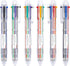 Shuttle Art Multicolor Pens, 23 Pack 6-in-1 0.7mm Retractable Ballpoint Pens for Office School Supplies Students Children Gift...