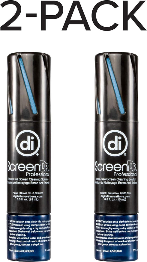 Allsop Digital Innovations ScreenDr 0.5 oz Screen Cleaning Kit Travel Size 2 - pack for Laptops / Tablets / Smartphones, .05 oz 32031......