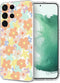 Compatible with Samsung Galaxy S23 Ultra Case, Indie Aesthetic Drawing Flower Daisy Hippie Colorful Floral Design Soft TPU Full Body Protection Co...
