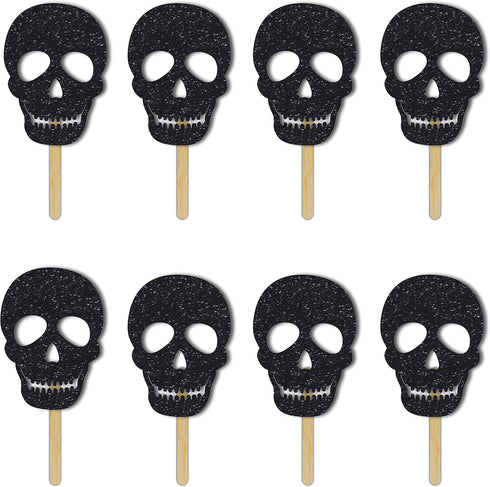 Seyal® Black Skull Cupcake Topper...