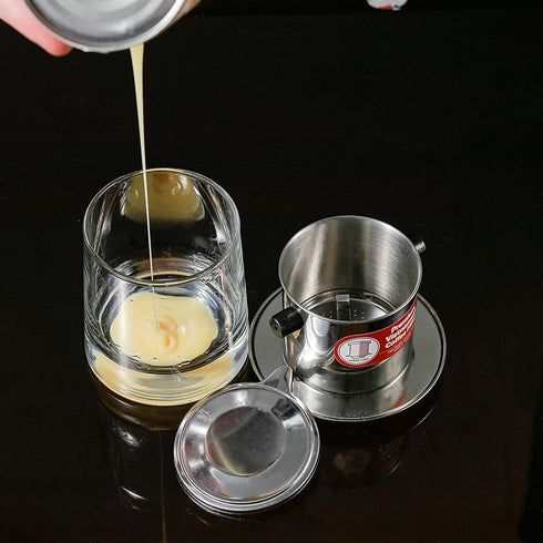 Vietnamese Dripper Coffee Machine Filter. Suitable for Trung Nguyen Coffee- Gravity Insert, Extra large (15 oz)...
