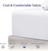 California Design Den White Twin XL Fitted Sheet, 100% Cotton 400 Thread Count Sateen, 1 Fitted Sheet Only for Home, Fits College Dorm Mattresses ...