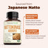 Nattokinase Supplement - Japanese Natto Superfood with High Potency Enzymes. Nattokinase 4000 FU. Balanced Circulation Supplements for Heart Healt...