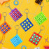 24 Pack Mini Tic Tac Toe Keychain Multicolors Tic-Tac-Toe keyholders Portable Tic-Tac-Toe Games Keyrings for Kids Backpack Clip Birthday Party Fav...