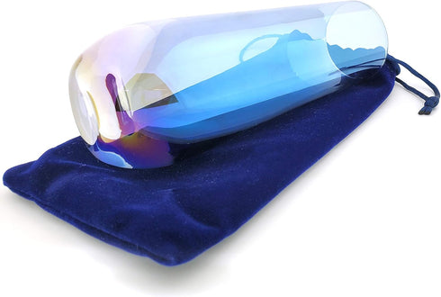 Chuppah Glass for Breaking at Jewish Wedding (Blue)...
