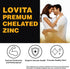 Zinc 50mg | Potent Highly-Absorbed Chelated Zinc Supplements, Picolinate & Bisglycinate | Vegan, Gluten Free, Non-GMO | for Immune, Antioxidant Su...
