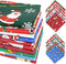 Christmas Fabric Bundles, 20 Pcs Different Pattern Christmas Quilting Fabric, Fabric Squares with Snowman and Santa Christmas Cotton Fabric Sewing...