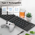 Acoucou Foldable Bluetooth Keyboard for Travel, Business, Gifts, for iPad Tablets Laptop,MacBook Pro/Air, Compatible with MAC/iOS, Windows, Androi...