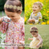 DANMY Baby Girl Super Elastic Headband,Cotton Lace Toddler Hair Band,Infant Soft Turban Hair Accessories Set (gold 1pcs)...