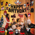 LARRAZABAL Rock and Roll Birthday Party Decorations Music Themed Party Decorations Include Happy Birthday Banner Hanging Swirls and Honeycomb Cent...