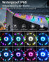ALITOVE 50pcs DC 12V WS2811 Led Pixel Black 12mm Diffused Digital RGB Addressable Dream Color Round LED Pixels Module IP68 Waterproof...