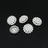 10 Pcs Rhinestone Buttons Crystal Embellishments, for Crafts Wedding Party Bouquet Sew on Clothing Buttons, Crystal Applique Embellishments in Clo...