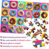 Puzzles for Kids Ages 4-8-10 Boys Girls, Colorful Donuts 100 Piece Puzzle Children Learning Educational Toys Gifts for 4, 5, 6, 7, 8-10 Years Old...