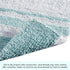 Madison Park Reversible Spa Cotton Bath Rug 100%-Cotton Striped Ultra Soft Water Absorbent, Fast Drying, Bath-Mats, Non-Slip Absorbent Quick Dry M...