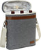 3 Bottle Insulated Wine Tote Carrier Bag, Portable Travel Padded Wine Cooler - Corkscrew Opener, Handle and Adjustable Shoulder Strap, Wine Lover ...